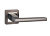 Комплект ручек S-Locked А-120-P MBN/CP графит/хром (квадрат) (20шт) (К+)