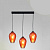 Светильник-подвес MDD030211/3HT BK черный 3х40Вт E27 d380 h900 SHGN21