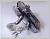 Защелка дверная APS S3048-07 SN/CP (СКОБА) (КТ) (30шт)