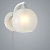 Бра S0726/1W WT+CR белый+хром 1х60Вт E27 h160 KQS20