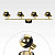 Люстра-спот AS-9538-04-7600 gold+black (7600) 4х50Вт GU10 ADRL18